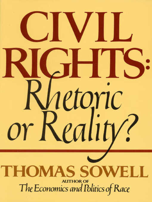 Title details for Civil Rights by Thomas Sowell - Wait list
